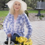 I love to shape natural light with a reflector. And I love Spring gardening, with the hope of new beginnings.