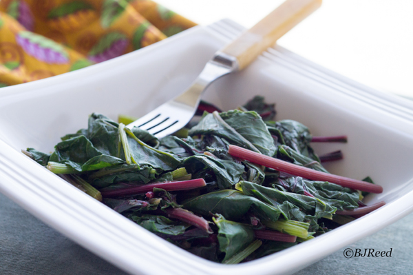 Beet Greens in Peanut Sauce