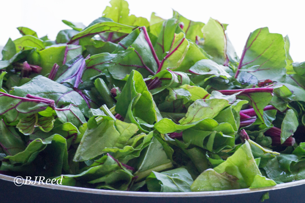 Steam Beet Greens