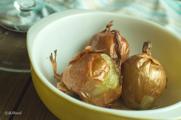 Roasted Onions in Microwave