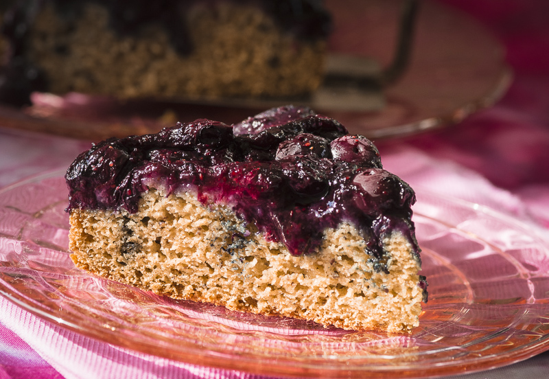 BLUEBERRY CAKE: 